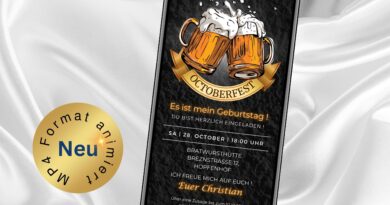 Digitale Einladung Wiesn Bierparty