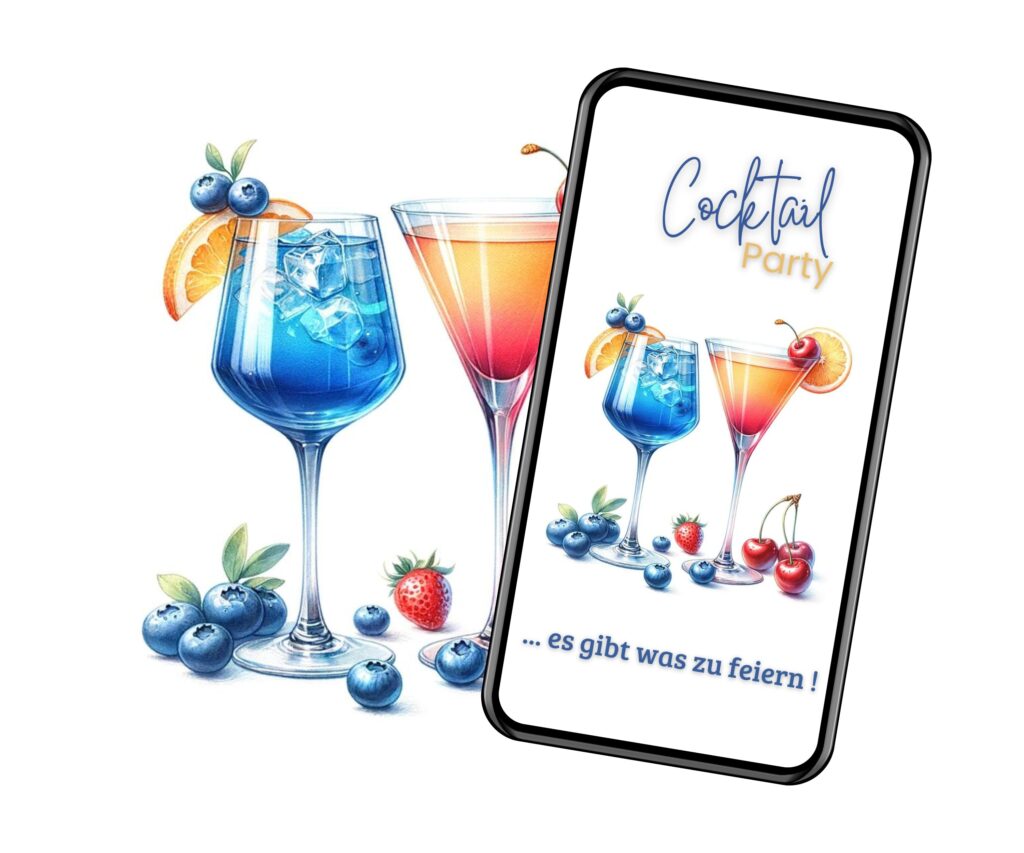 eCard Cocktail Party Einladung